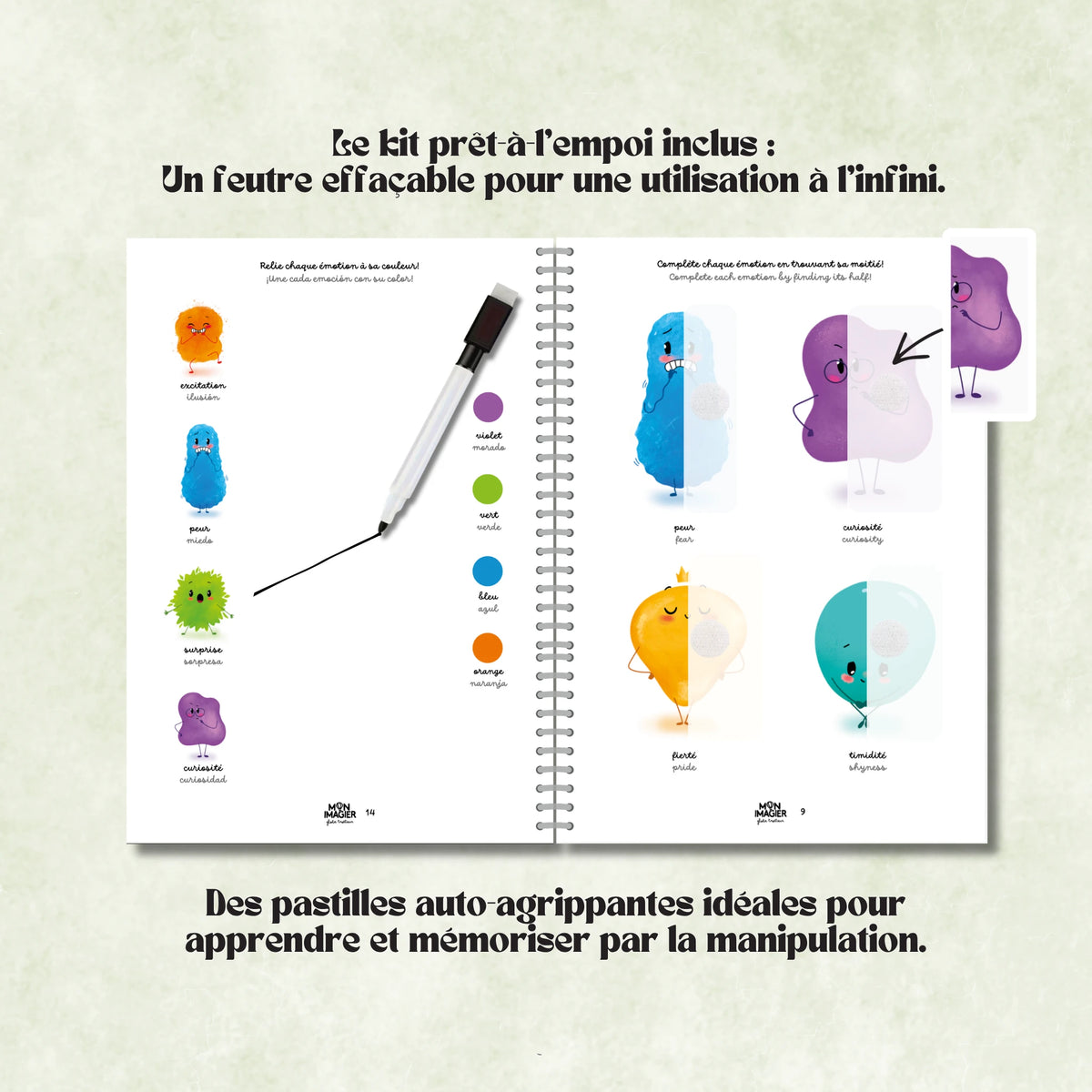 Mon livret d’activités des émotions