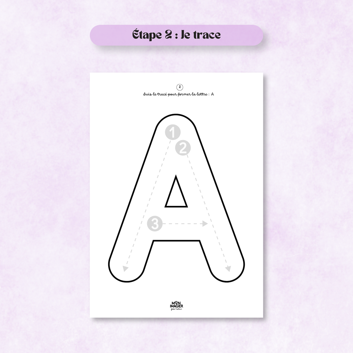 Mon abécédaire pas à pas, apprentissage des 26 lettres