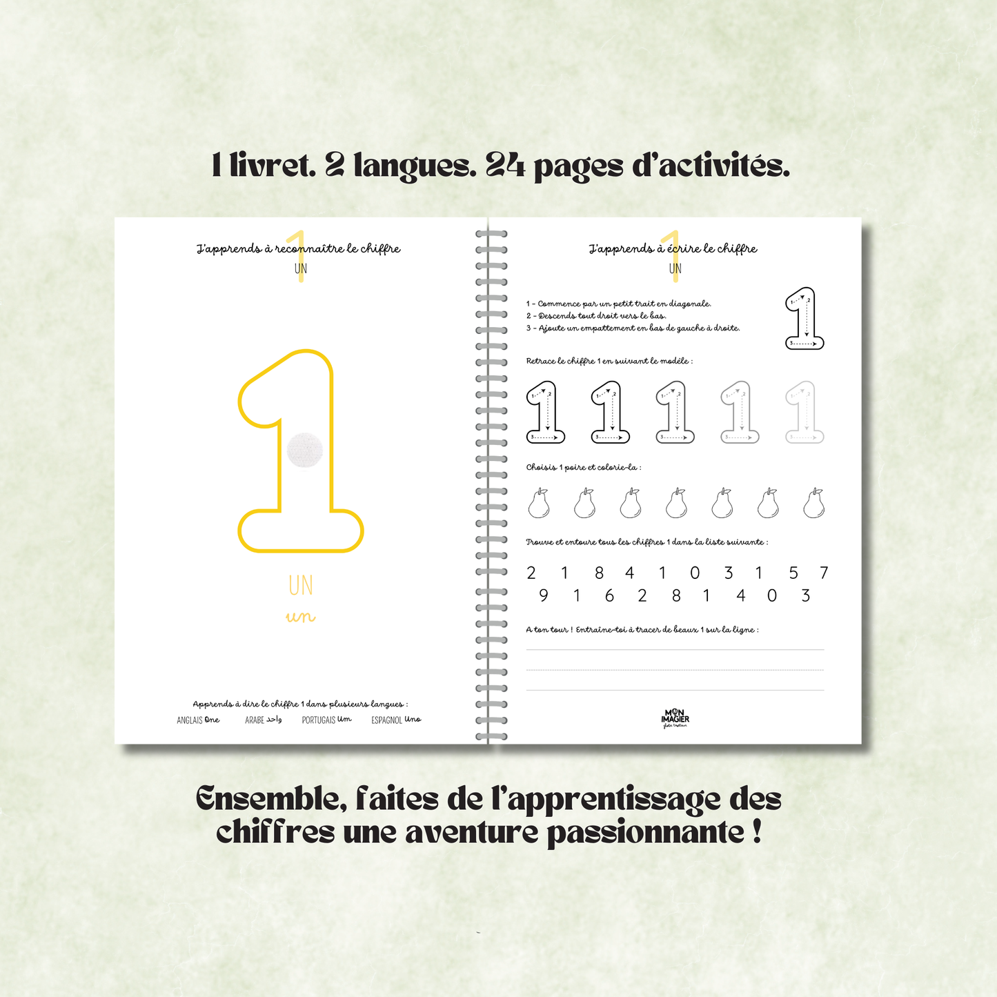 Mon livret d’activités des chiffres